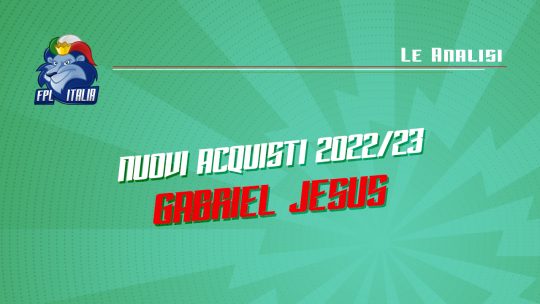 Fantasy Premier League 2022/23 Gabriel Jesus