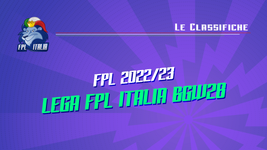 Fantasy Premier League 2022/23 Lega FPL Italia BGW28