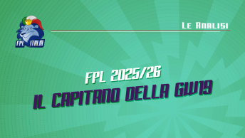 Fantasy Premier League 2025/26: Il capitano della GW19
